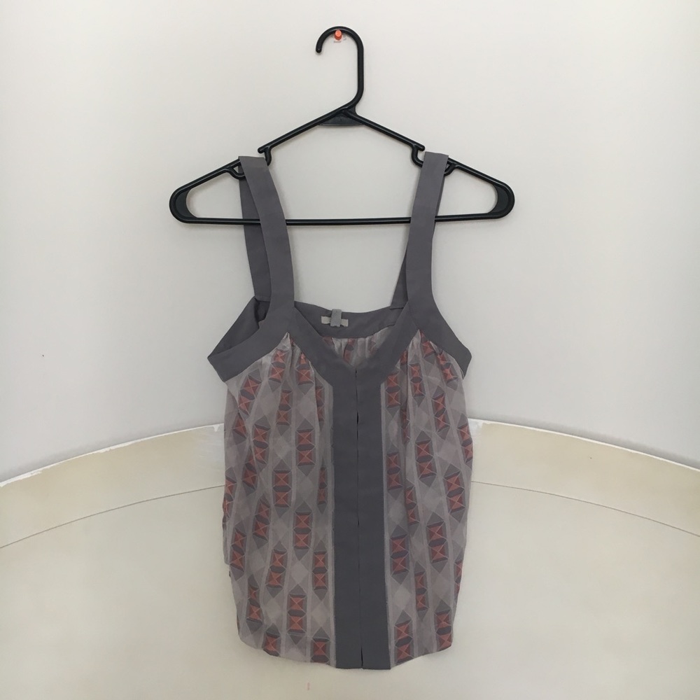 Silk pattern crop top urban outfitters